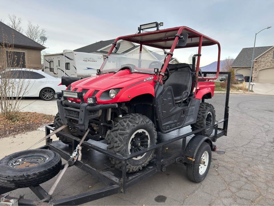 2007 Yamaha Rhino 700 FI (Trailer Included)