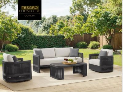 NEW HENREDON MODERN PATIO SET WE OFFER DELIVERY