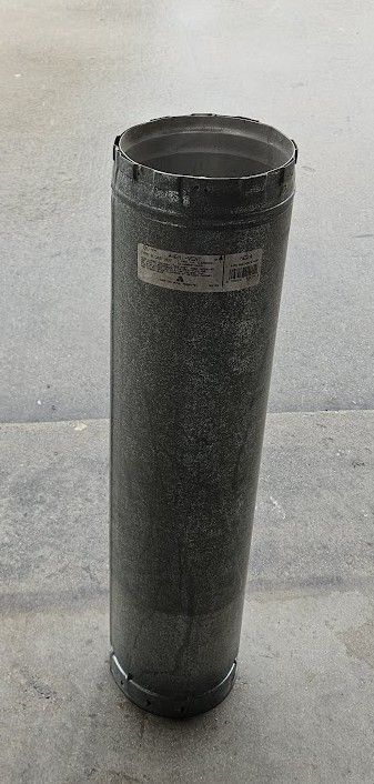 Double wall 5 inch gas vent pipe