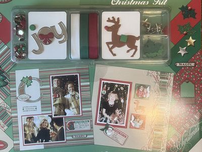12” x 12” Scrapbook Page Kit – Finished in a Flash Christmas Kit