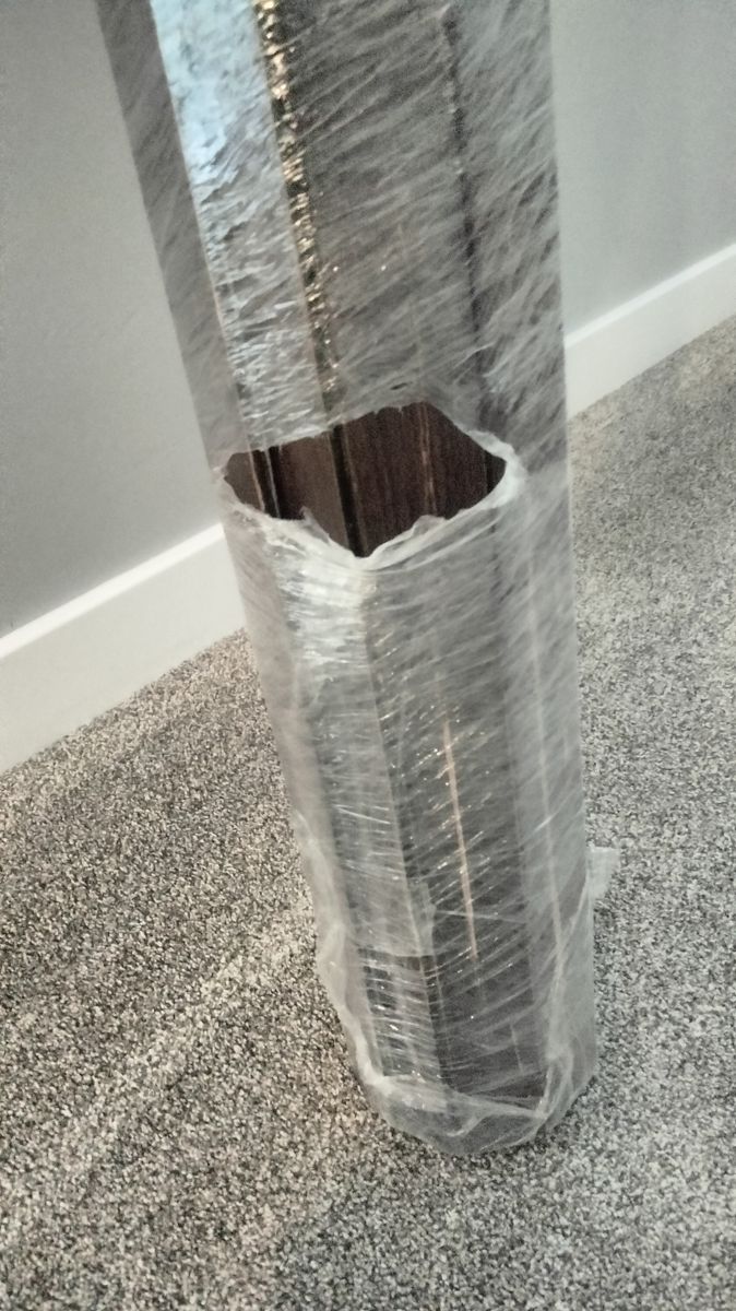 Roll up office wood mat