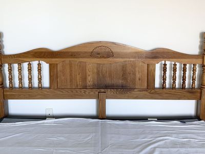 King headboard and bedframe!