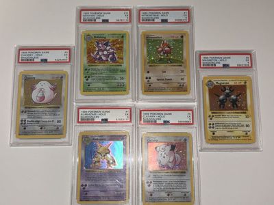 Pokemon PSA 5 Shadowless Lot