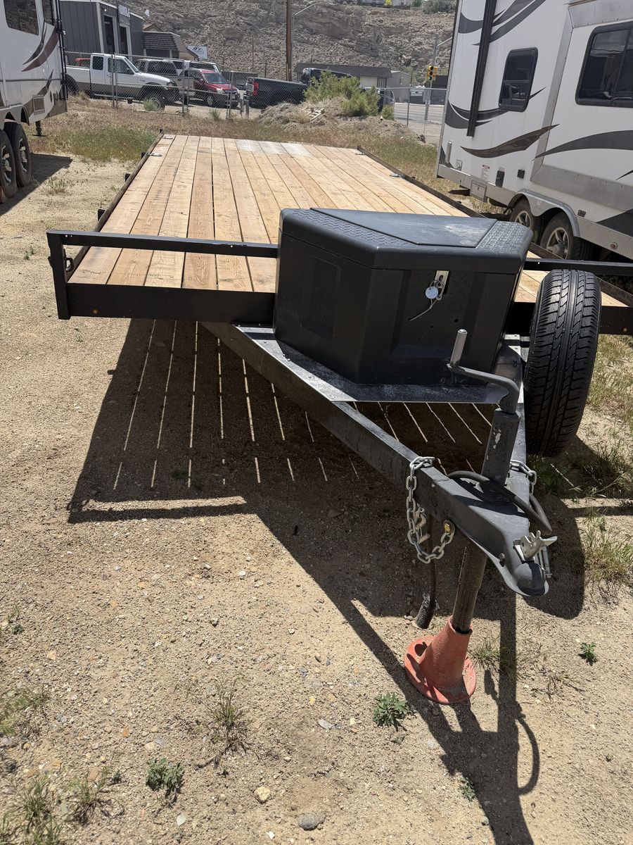 2012 deck over utv trailer