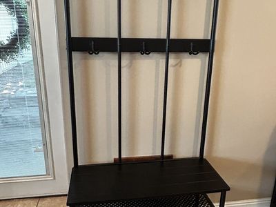Coat and shoe rack