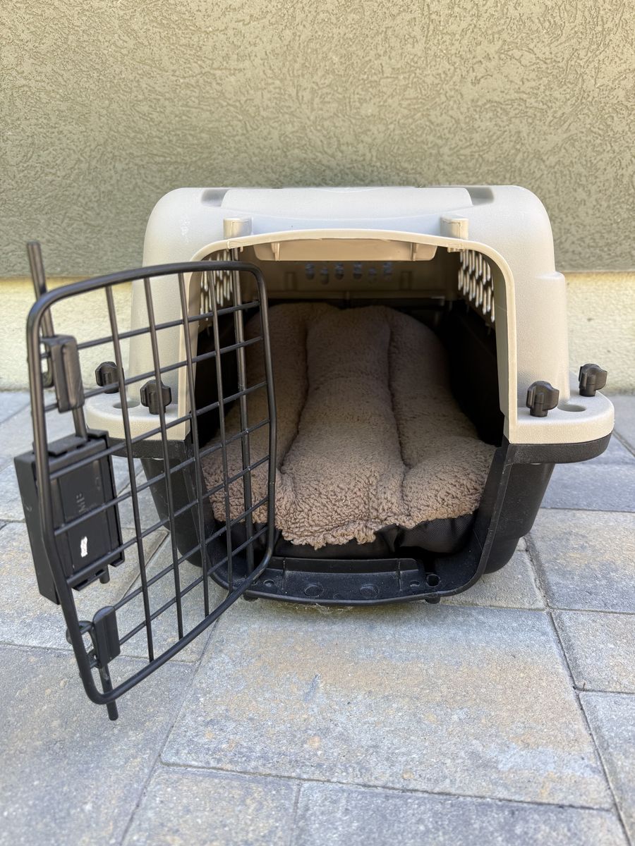 Small Dog/Cat Crate, Soft Carrier, and Booster Seat Bundle