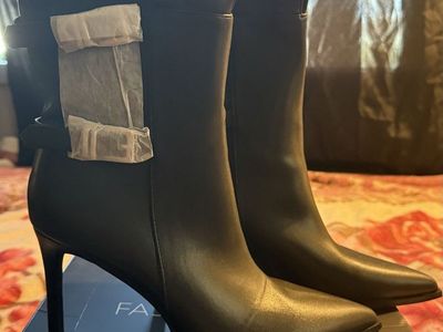 Leather boots