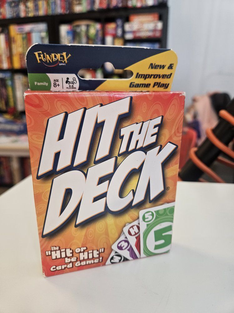 NEW Fundex Games Hit the Deck Card Game - New & Improved Family Fun, Ages 8+