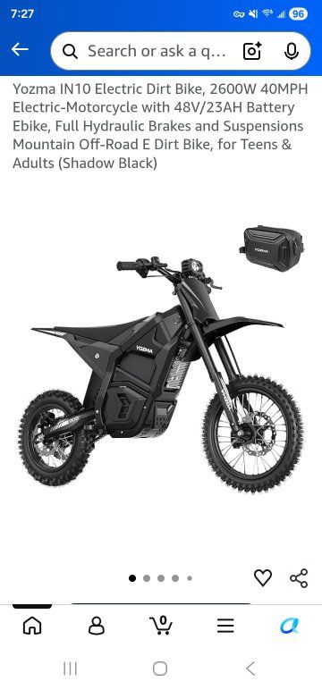 Yozma IN 10 Off-Road Electric Mini Dirt Bike
