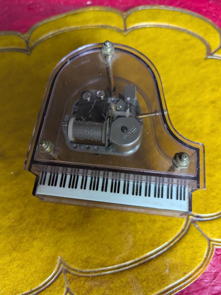 Vintage Musical Piano Box