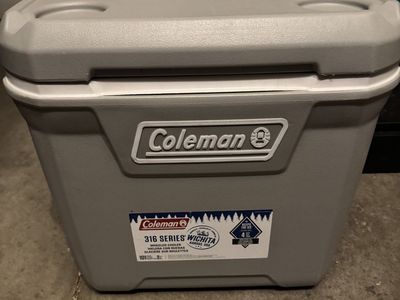 Coleman 316 Series, Wheeled Cooler; 65 Quart