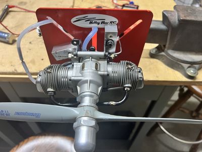 SAITO FA60T Twin 4S Low Time