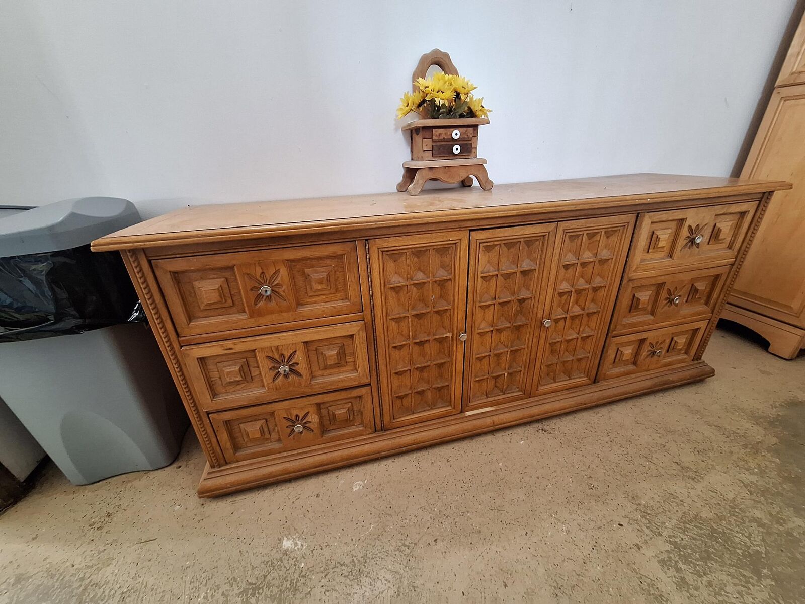 Solid Console Cabinet