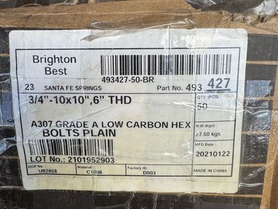 Assorted large bolts