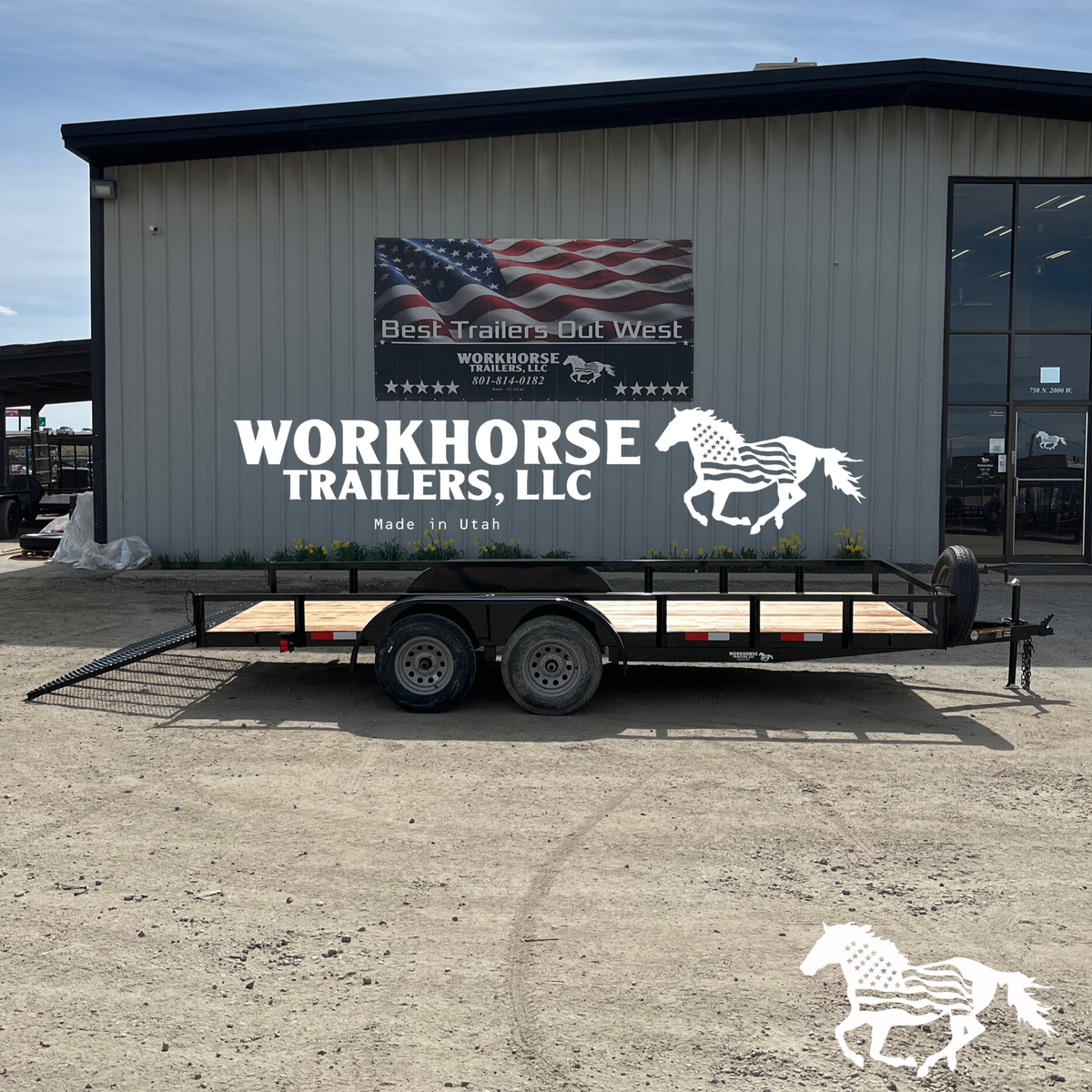 *NEW Workhorse Economy Special 7x14’ Trailer*SPARE TIRE INCLUDED