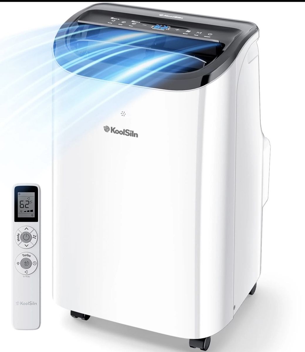 NEW KoolSiln 12000 BTU Portable Air Conditioner with Remote - Cools up to 550 Sq Ft