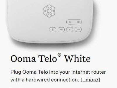 Ooma Telo (White) Phone System