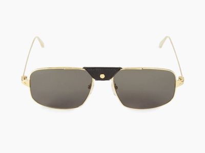 Gorgeous Santos de Cartier Aviator Sunglasses