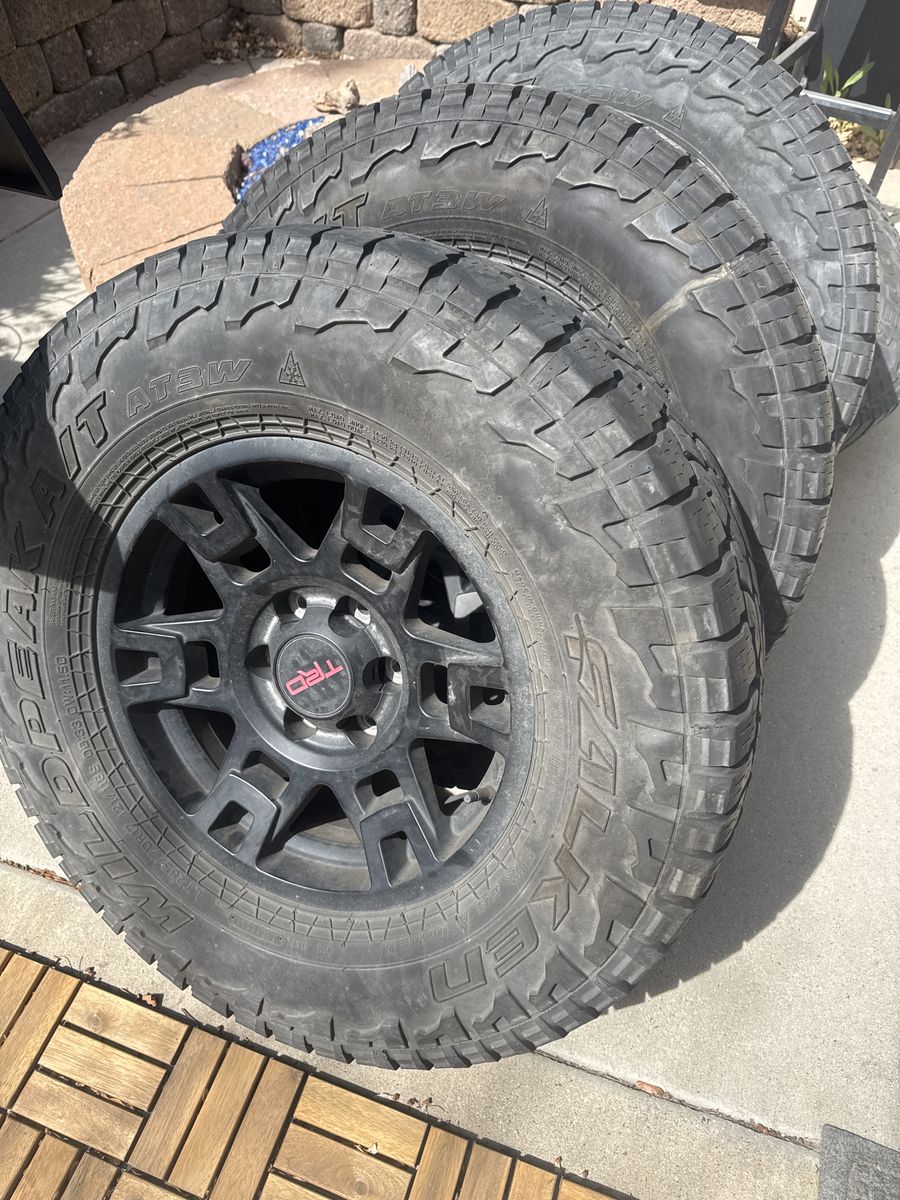 Wild peak at3w, tire TRD 4 tire set