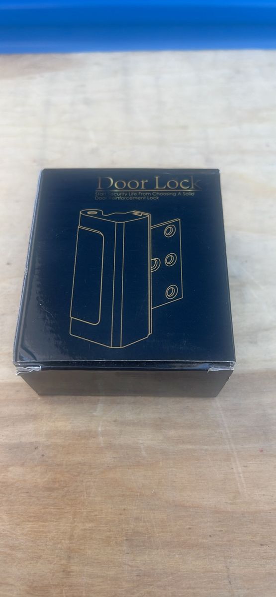 Crosize 1 Pack White Security Door Lock - New, Easy Home Safety Protection
