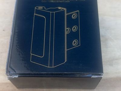 Crosize 1 Pack White Security Door Lock - New, Easy Home Safety Protection