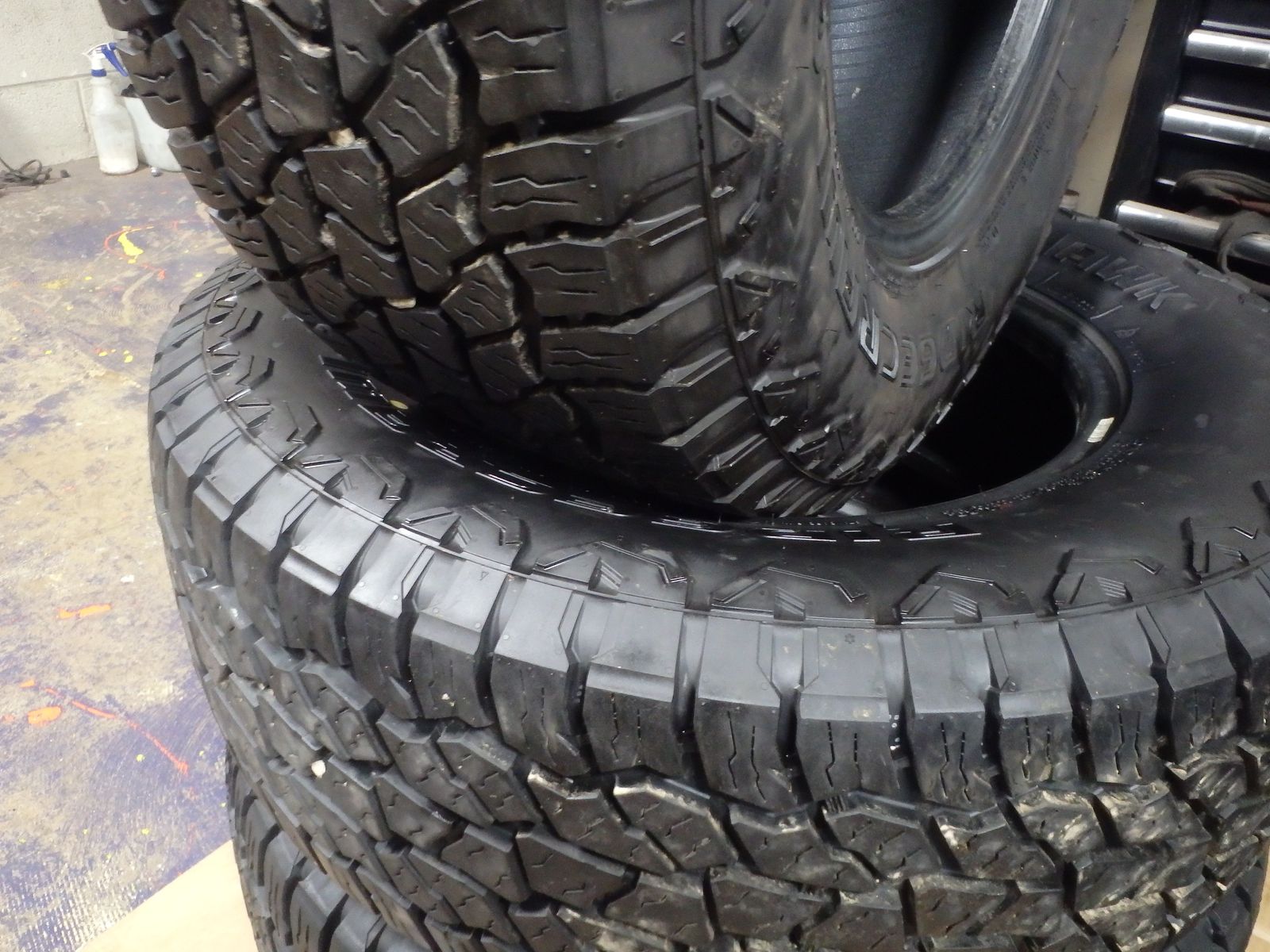 265/70R17 BLACKHAWK RIDGECRAWLER PAIR OF TWO USED TIRES
