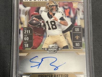 Spencer Rattler Saints Autograph On Card!