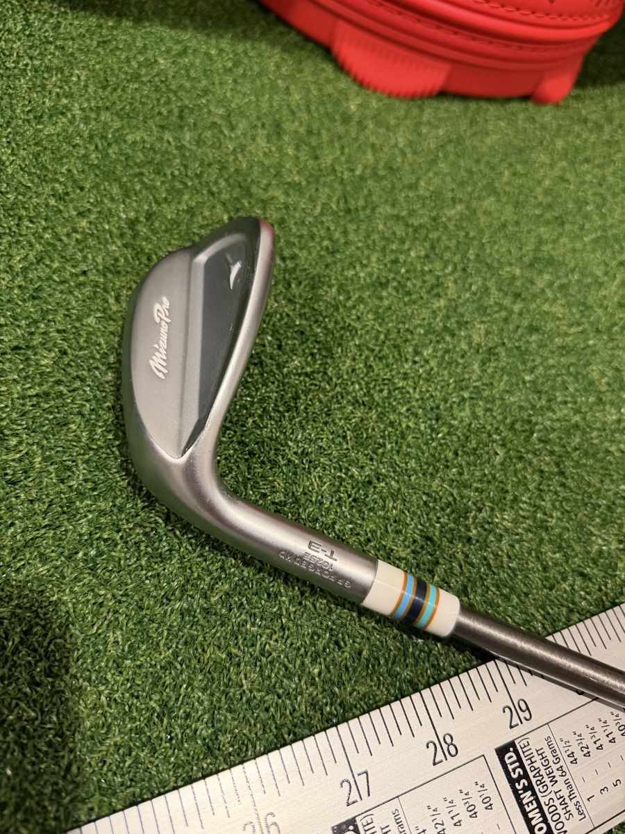 LH Mizuno T-3 White Satin Wedge 52.10 Steelfiber 110 Mint Left Hand Wedge