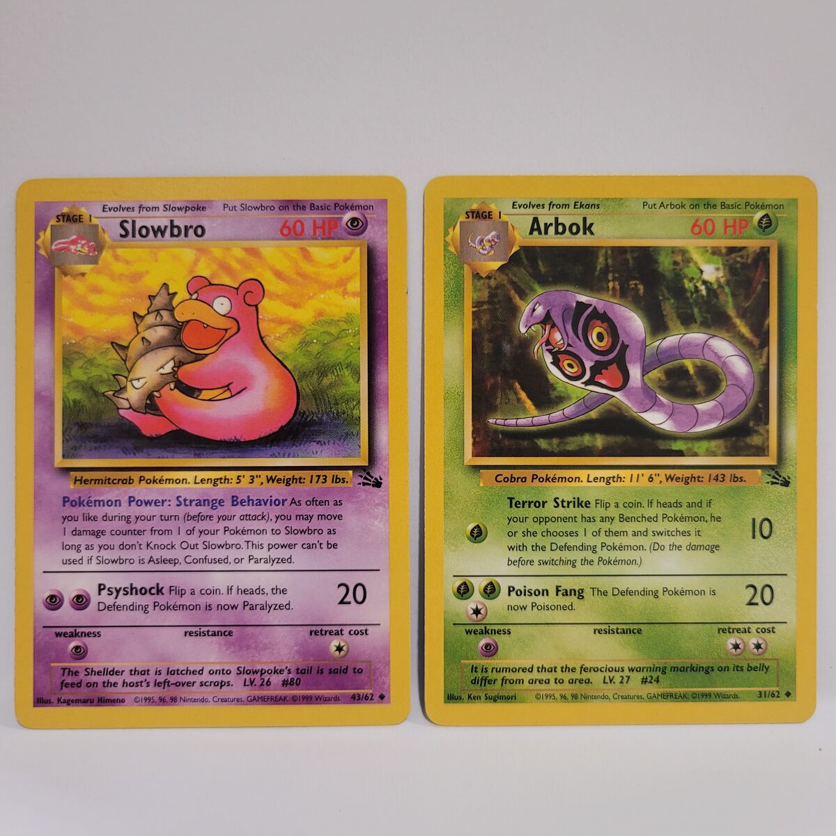 1999 Pokémon Cards