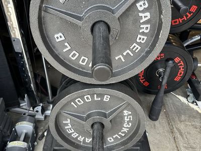 100LB Olympic Weight Plates Excellent Shape!