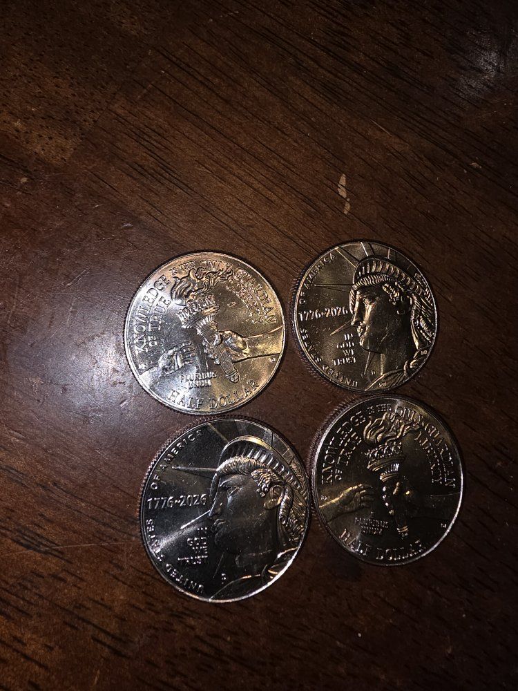 2026 250 anniversary Half Dollar Coins