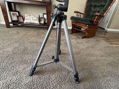 Titan II QT II-750 Camera Tripod - Adjustable Height, Quick Release Plate