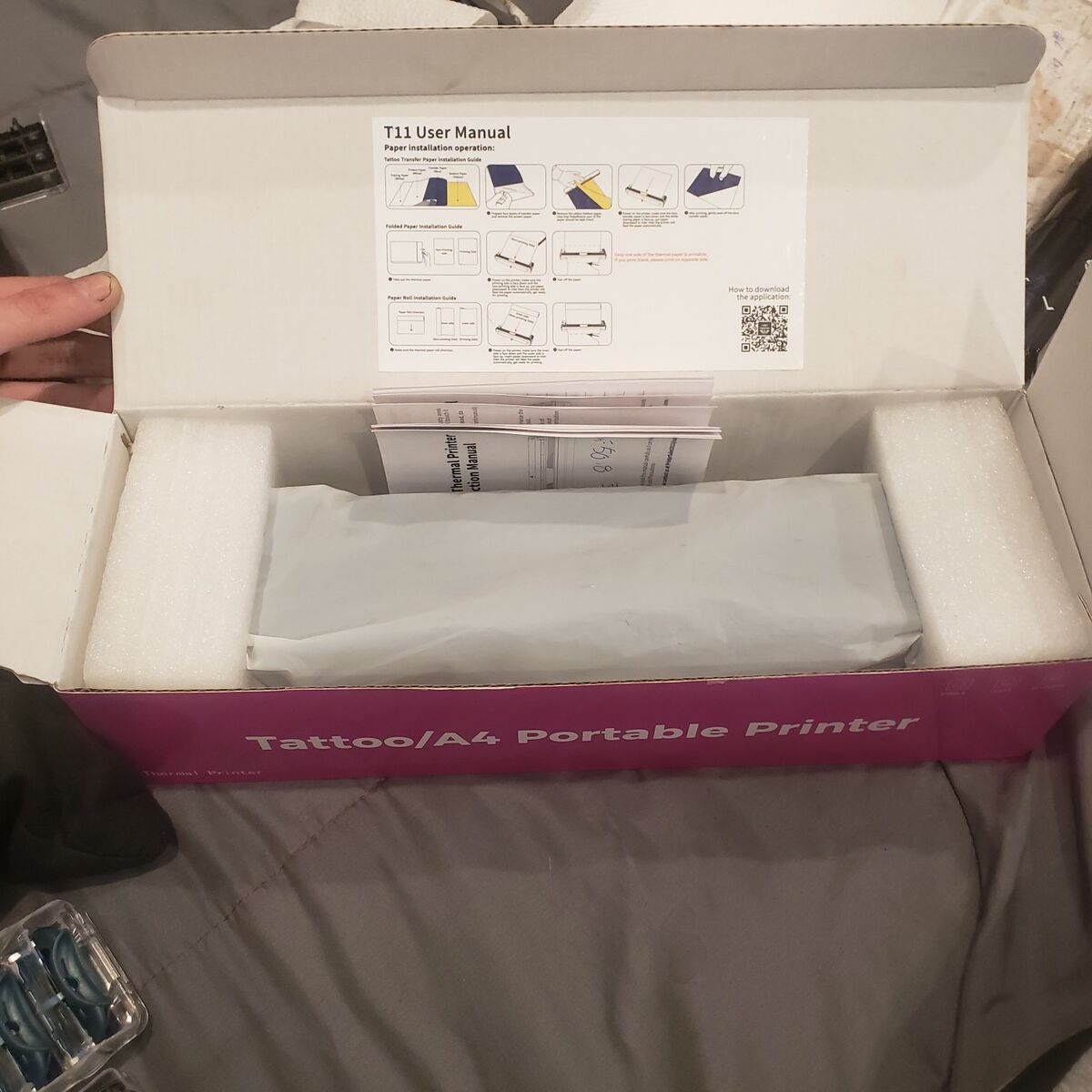 Portable Thermal Tattoo Printer