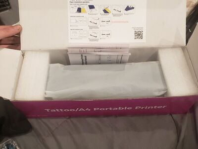 Portable Thermal Tattoo Printer