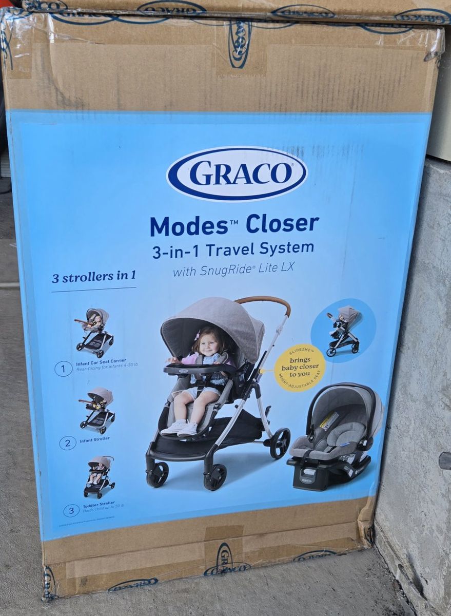 Brand New Graco Modes Closer 3 in 1 Travel System