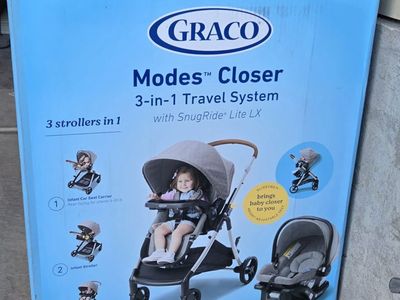 Brand New Graco Modes Closer 3 in 1 Travel System