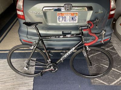 Scott CR1 Road Bike - Black/Red - High-Performance Carbon Fiber Frame