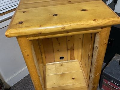 Log Cabinet Shelf