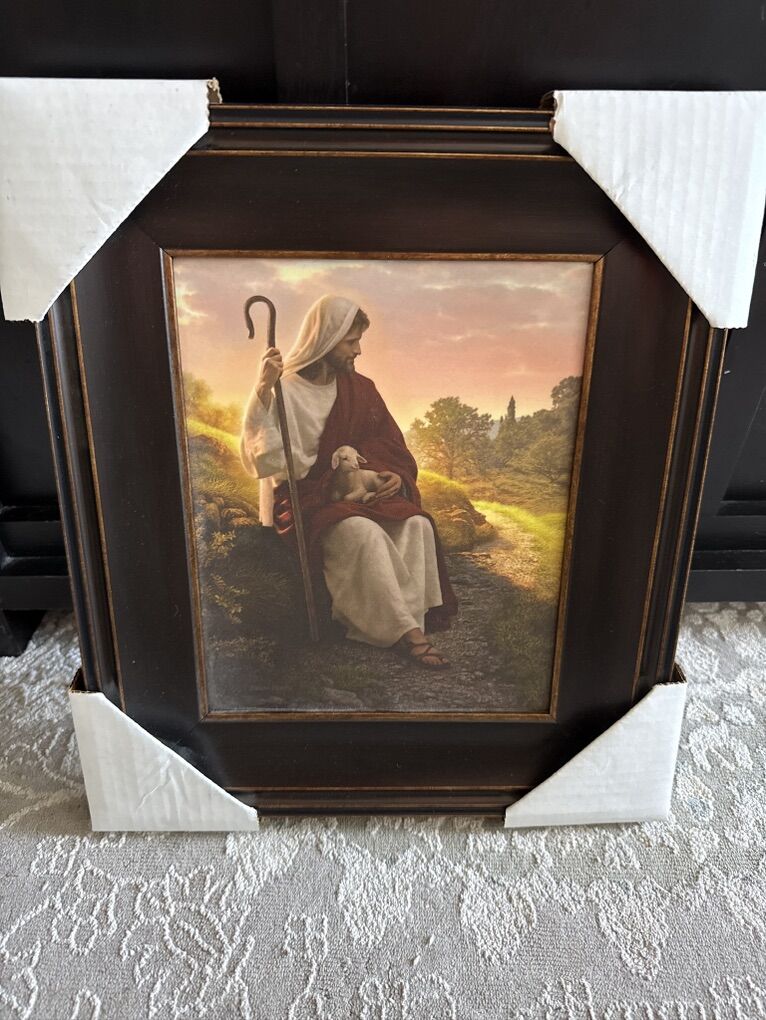 Jesus Christ and The Lamb Picture