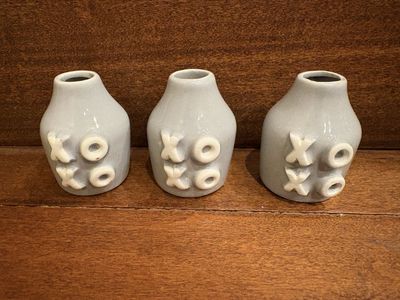 New Gray Tiny Treasures Ceramic Vases - 3 available