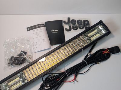 NEW OEDRO 22" LED Light Bar Combo Kit w/ Wiring Harness - Fits Jeep, Trucks, ATV