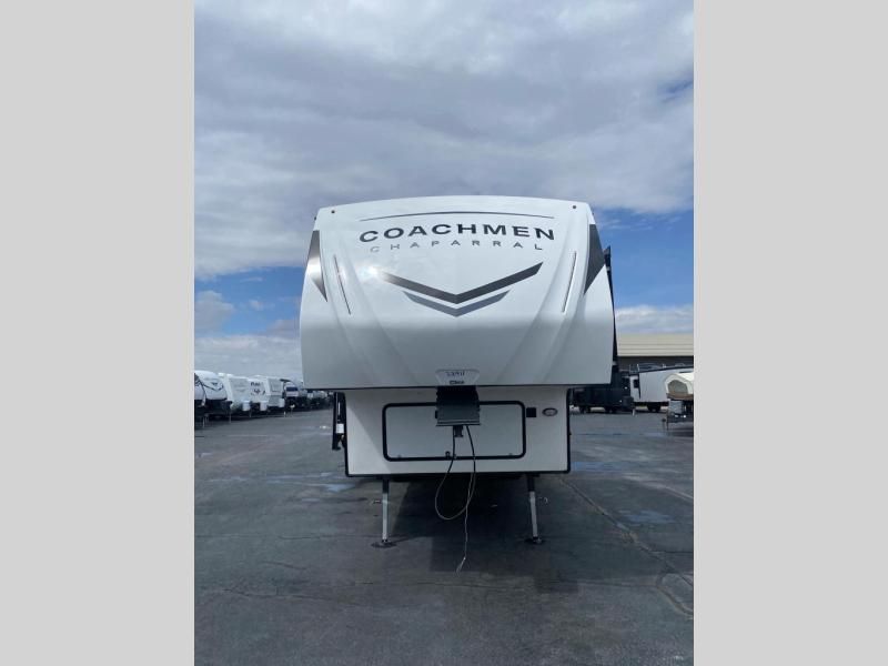 New 2025 Coachmen RV Chaparral Lite 336TSIK Fifth Wheel with 27,000 BTU A/C, Washer/Dryer Ready