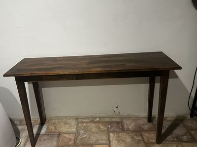 Solid Wood Console / Sofa Table – $50 obo
