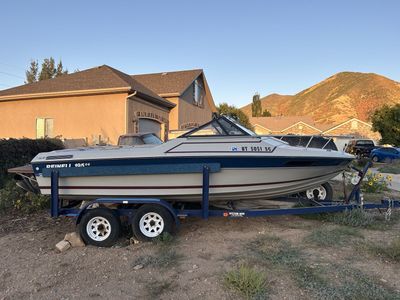 1987 19 FT Reinell Cuddy Cabin with trailer