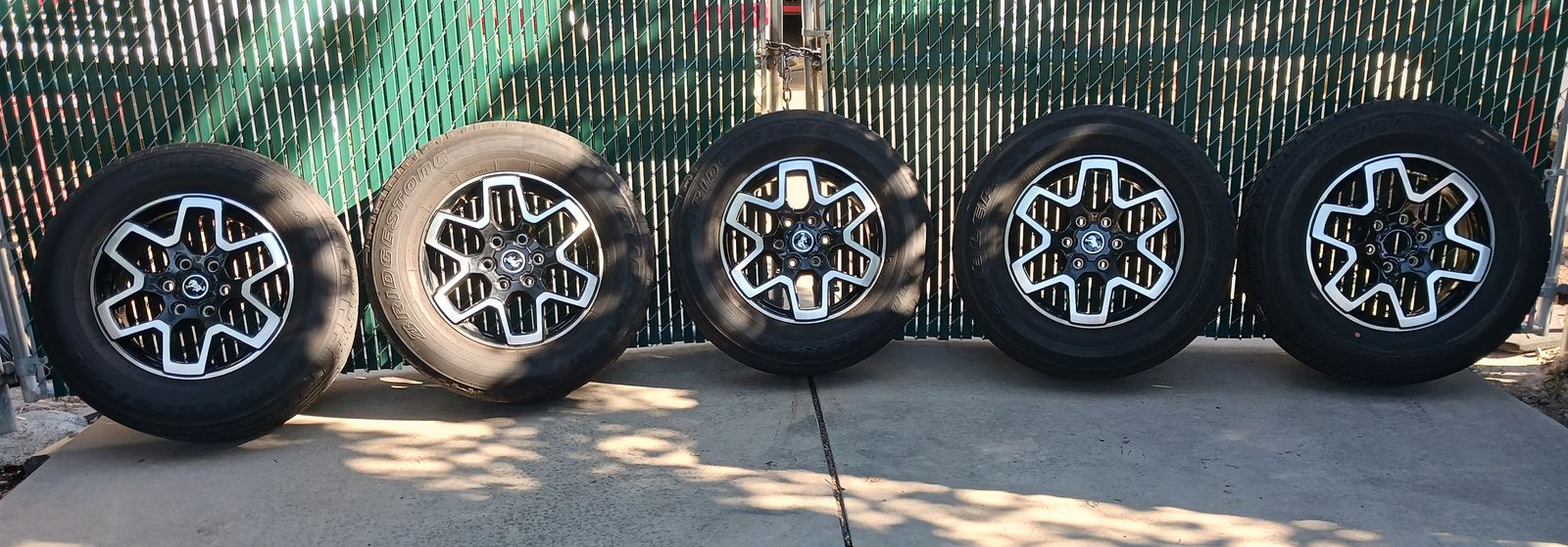 5 NEW FORD BRONCO WHEELS, TAKE OFF'S