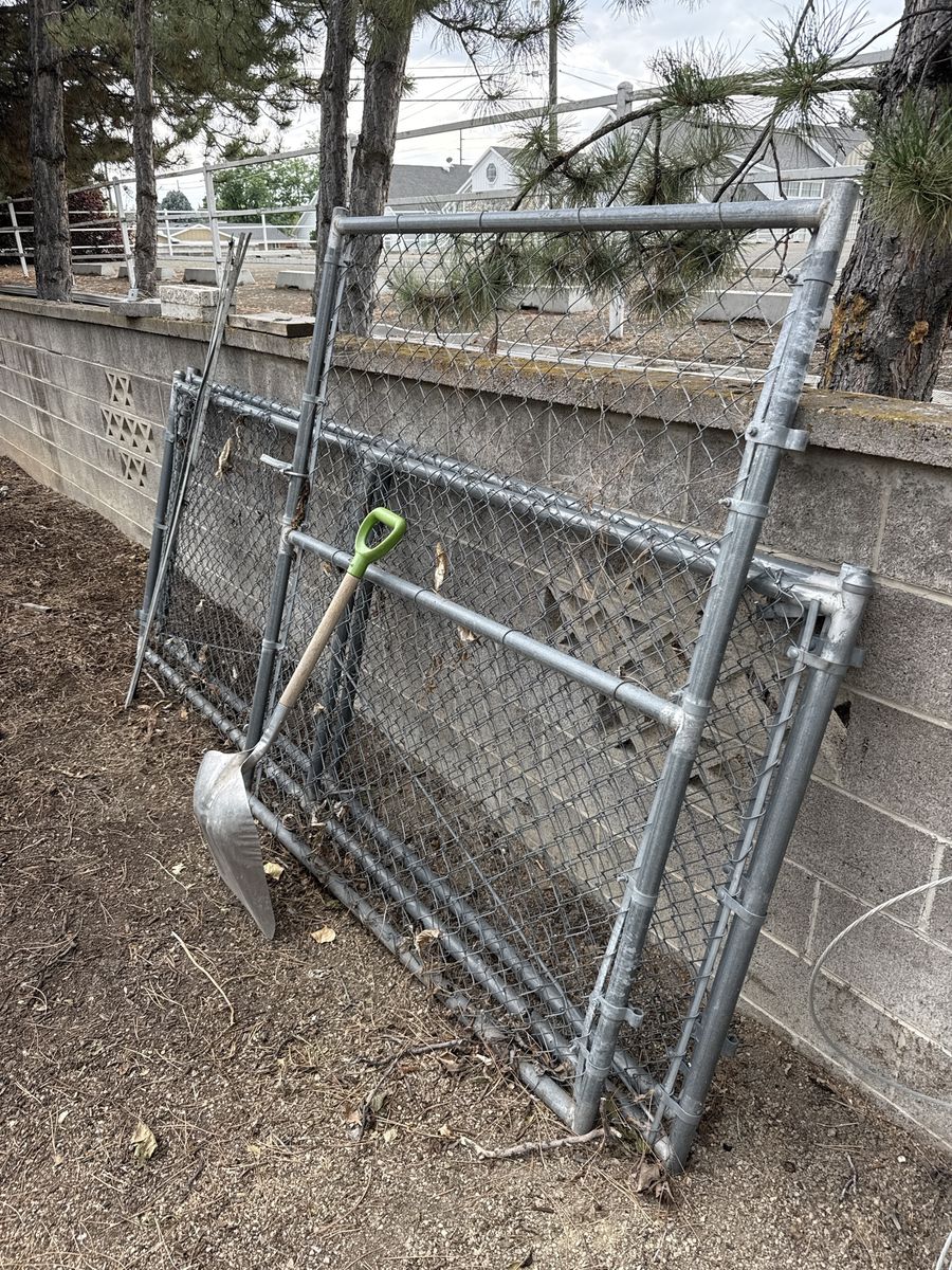 Galvanized Chain Link Fence Gates (5 ft x 6 ft)