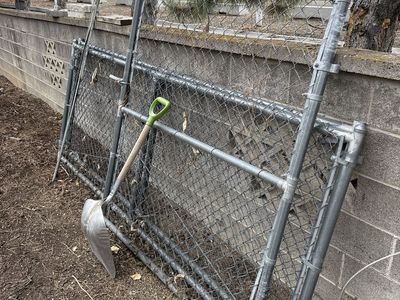 Galvanized Chain Link Fence Gates (5 ft x 6 ft)