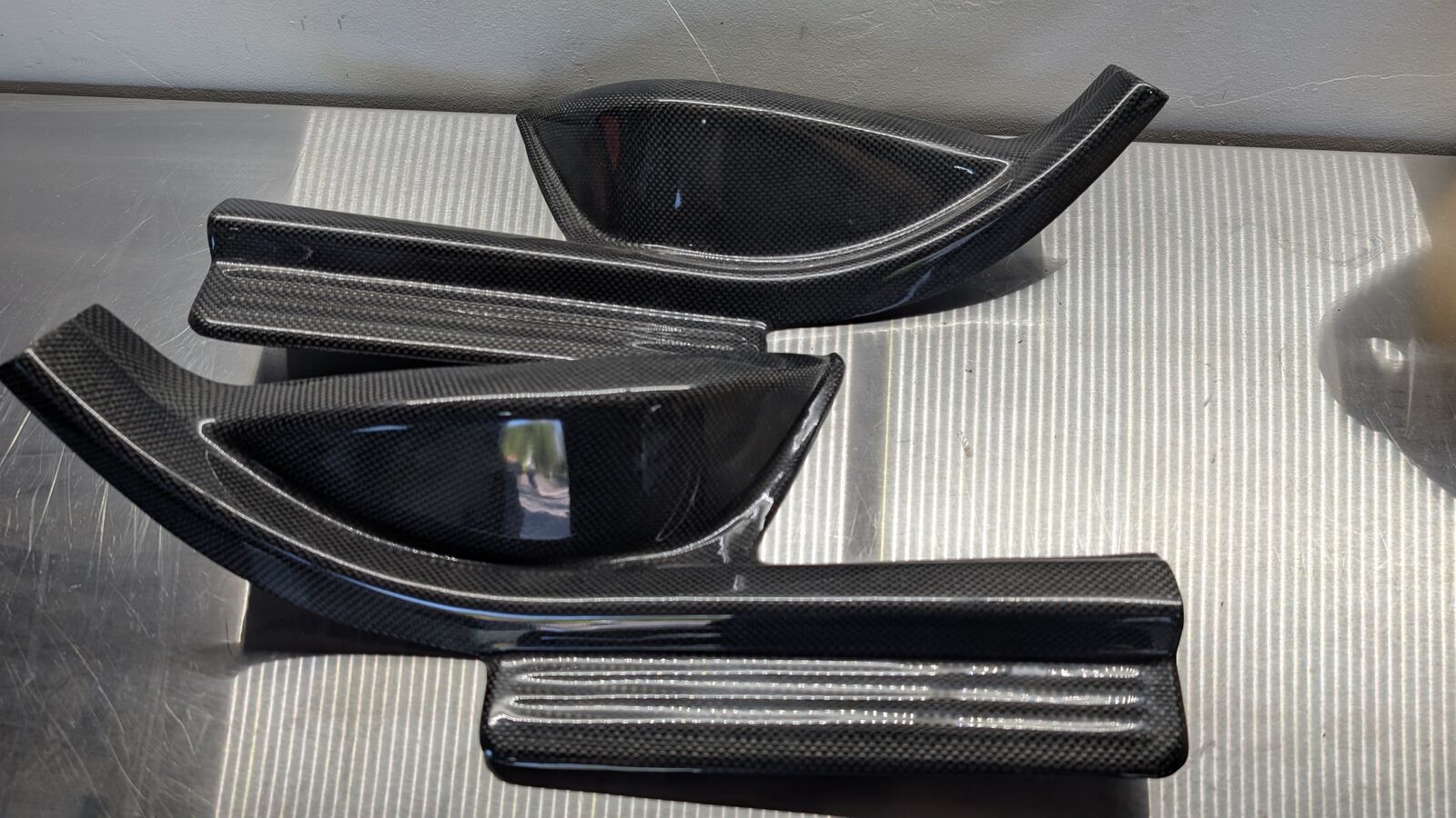 02-07 Subaru Impreza Carbon Fiber Rear Door Sill