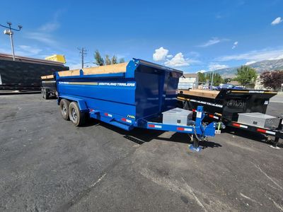2026 Southland Trailers 7X14 16KHS 40 Side Dump Trailer"