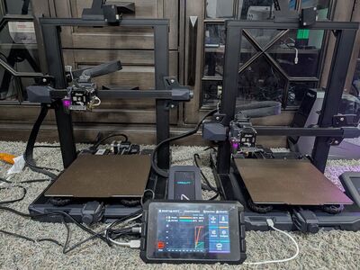 2 Creality Ender 3 S1, Sonic Pad and 1 Ender 2